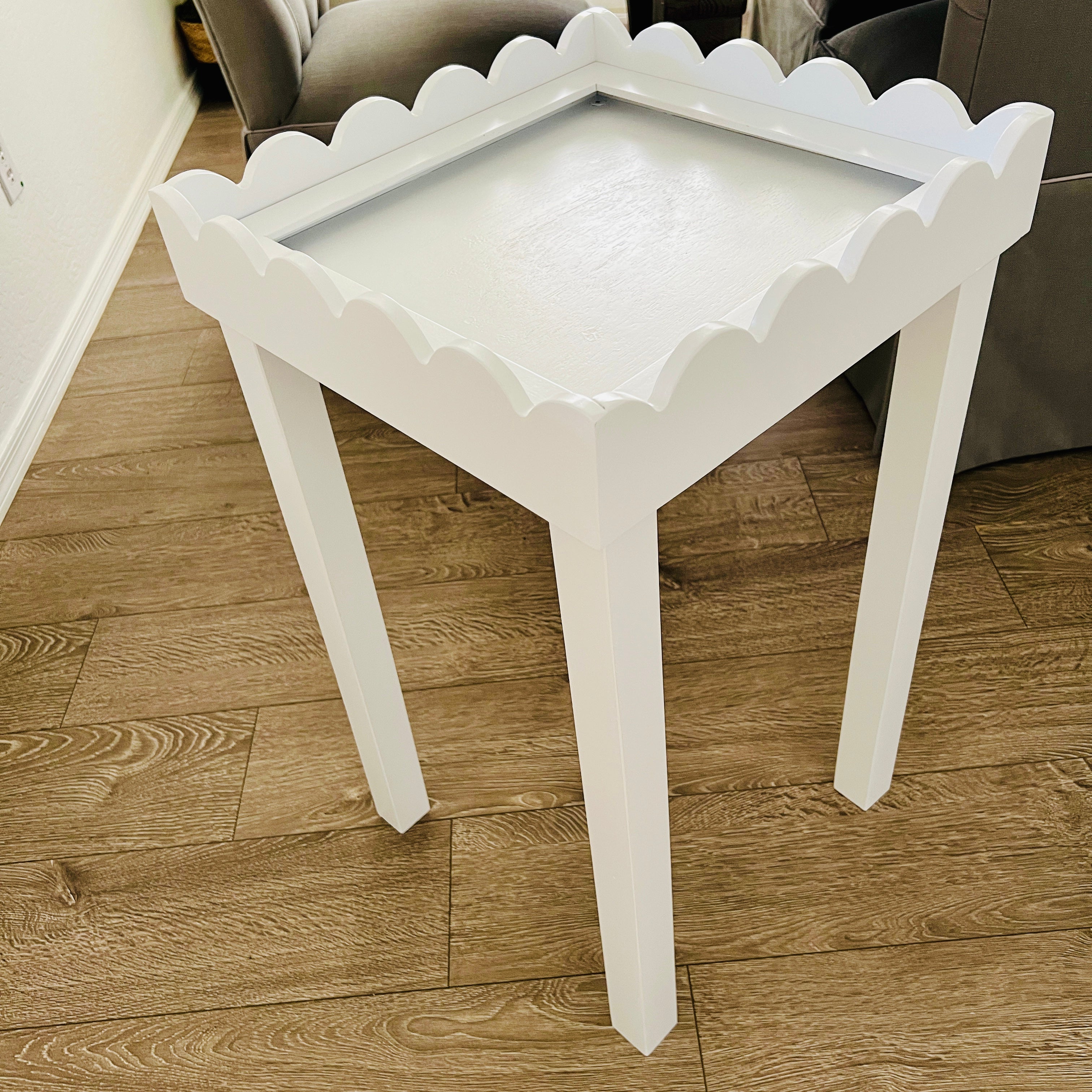 Handcrafted Needlepoint Display Table