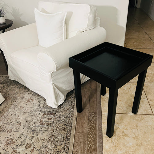 Handcrafted Needlepoint Display Table